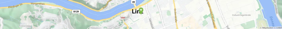 Kartendarstellung des Standorts für Hofstätter-Apotheke in 4020 Linz